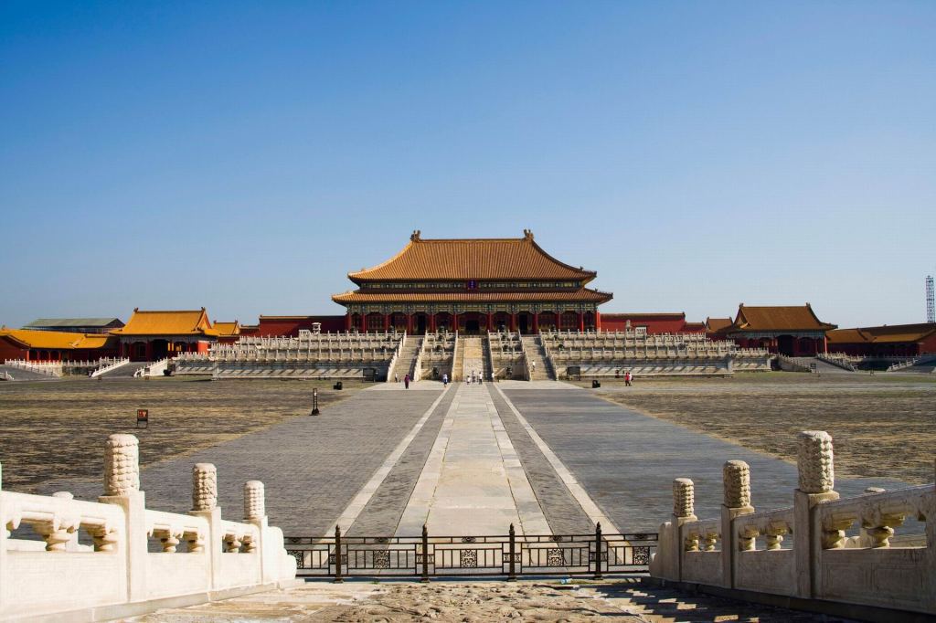 The Hall of Supreme Harmony and the courtyard