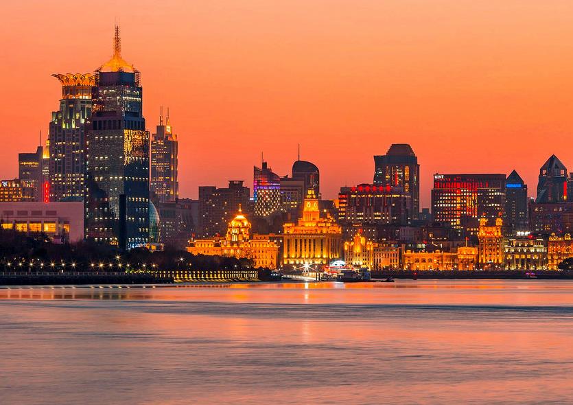 china-shanghai-dusk-view