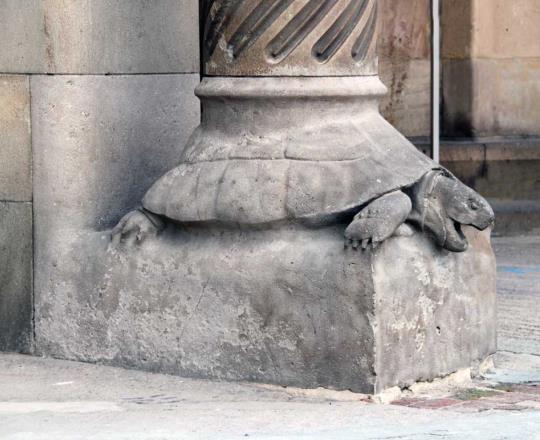 Sculpture of turtle