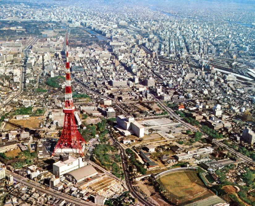 Tokyo Tower appeared in 1960s