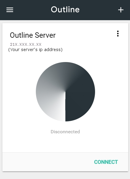 The client app of Outline