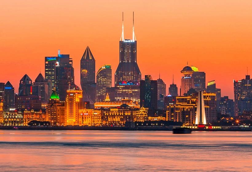 The city of Shanghai in China