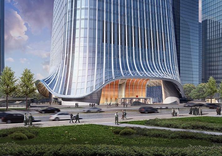The entry of China Zun Tower