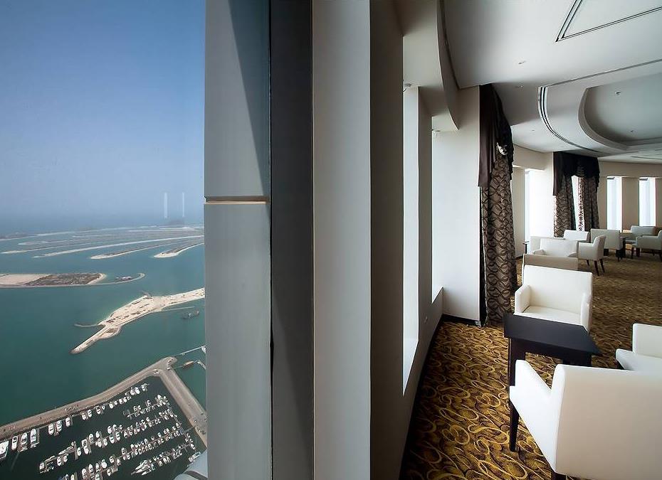 The interior view of the 97th floor of Princess Tower