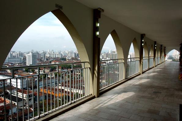 The view seen from Memorial Necropole Ecumenica