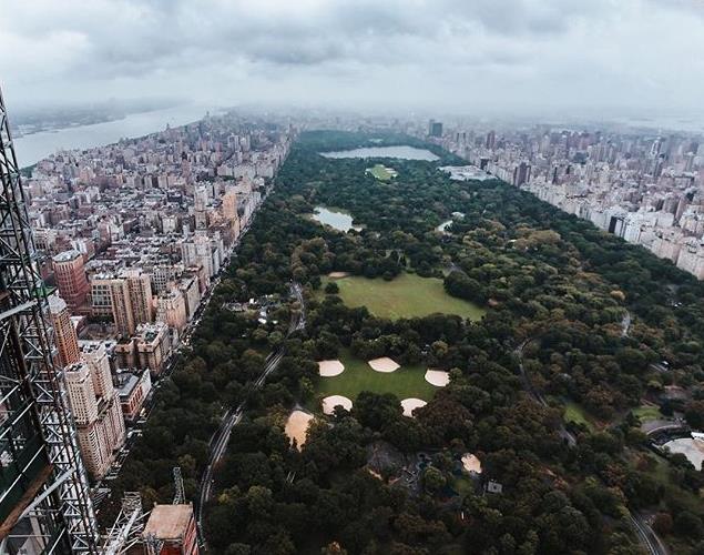 Central Park seen from the tower