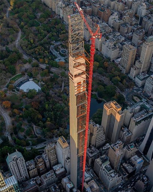 Aerial of Steinway Tower