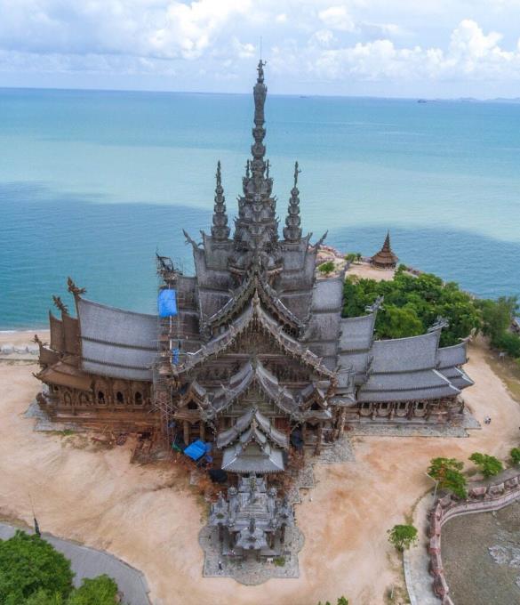 Aerial of the Sanctuary of Truth
