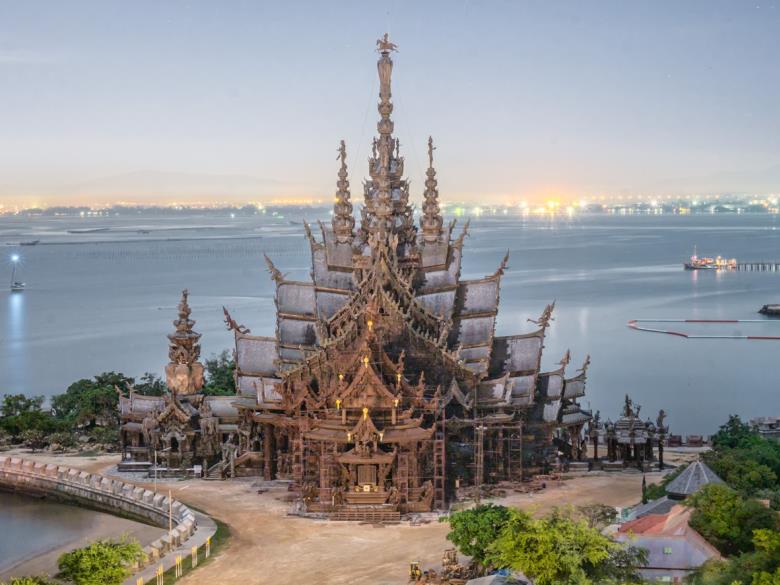 Sanctuary of Truth at dusk