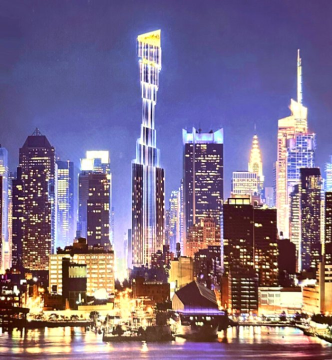 A render of the final design of The Torch Tower